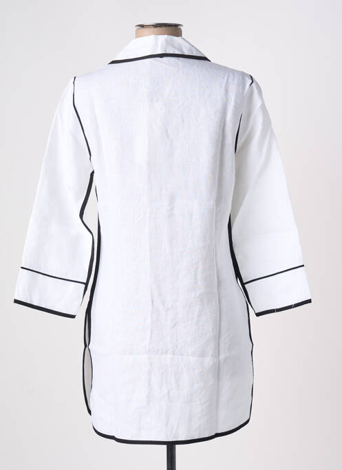 Tunică mâneci lungi alb MALOKA femeie