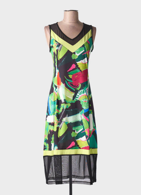 Rochie midi verde MALOKA femeie