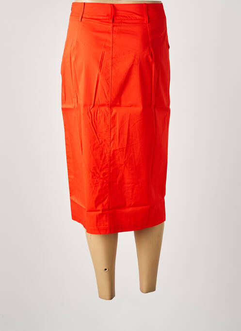 Fustă midi portocaliu MALOKA femeie