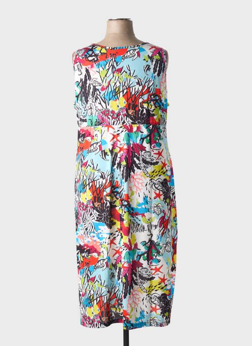 Rochie midi alb MALOKA femeie