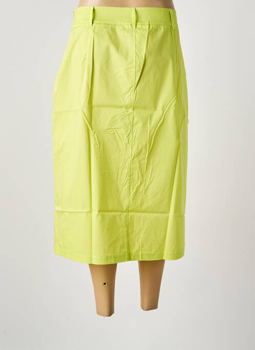 Fustă midi verde MALOKA femeie