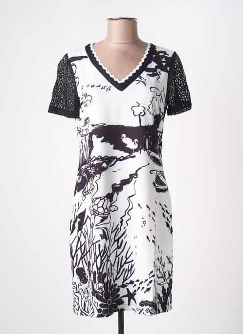 Rochie midi alb MALOKA femme