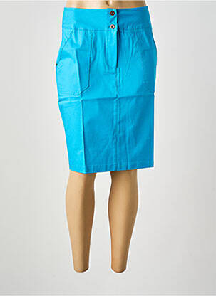 Fustă midi albastru MALOKA femeie