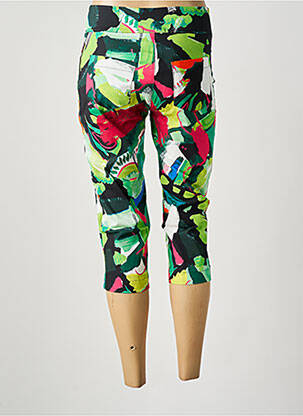 Pantalon trei sferturi verde MALOKA femeie