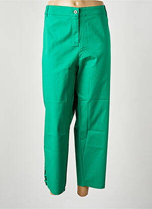 Pantalon trei sferturi verde MALOKA femeie