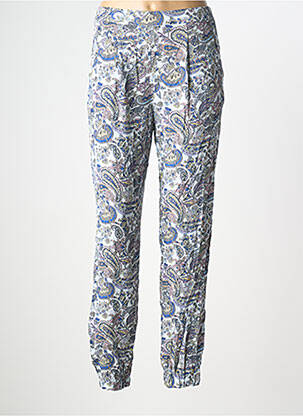 Pantalon slim albastru MANGO femeie