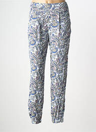 Pantalon slim albastru MANGO femeie