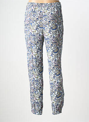 Pantalon slim albastru MANGO femeie