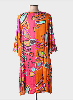 Rochie midi portocaliu G!OZE femeie
