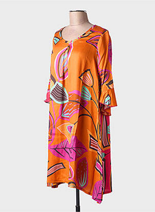 Rochie midi portocaliu G!OZE femeie