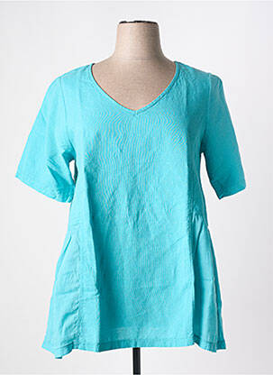 Tunică mâneci scurte verde G!OZE femeie