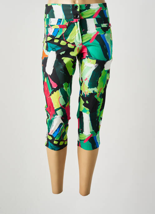 Pantalon trei sferturi verde MALOKA femme