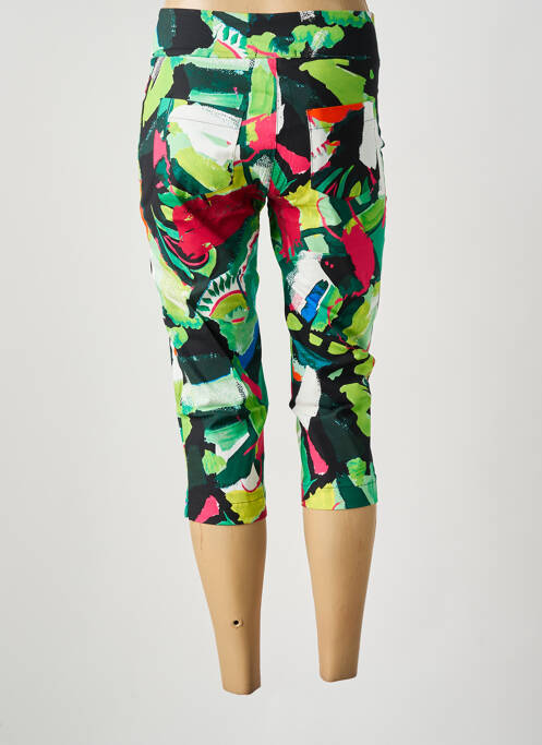 Pantalon trei sferturi verde MALOKA femme