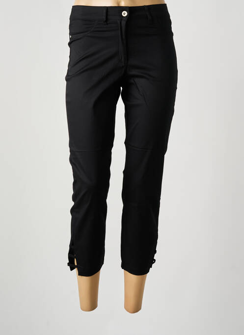 Pantalon trei sferturi negru MALOKA femeie