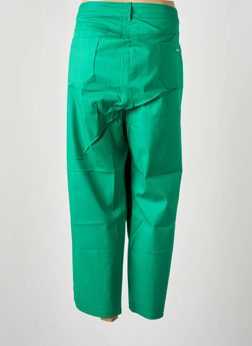 Pantalon trei sferturi verde MALOKA femeie