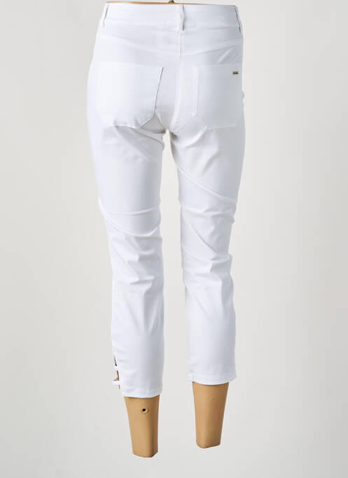 Pantalon trei sferturi alb MALOKA femeie