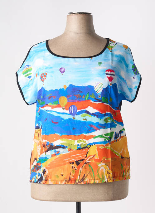 Top albastru MALOKA femeie