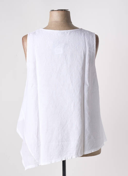 Tunică fără mâneci alb G!OZE femeie