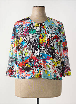 Vestă cu mâneci lungi albastru MALOKA femeie