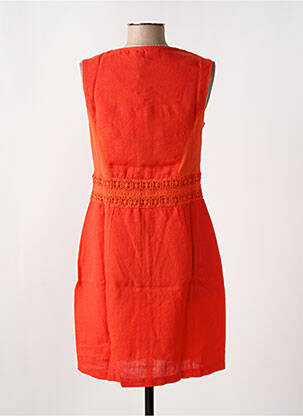 Rochie midi portocaliu MALOKA femeie