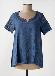 Top albastru MALOKA femme