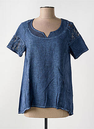 Top albastru MALOKA femeie