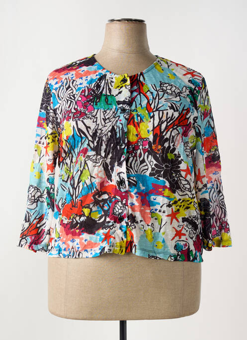 Vestă cu mâneci lungi albastru MALOKA femeie