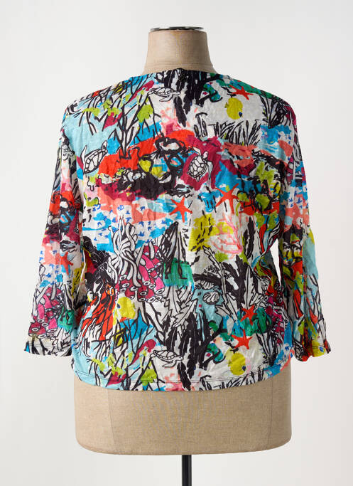 Vestă cu mâneci lungi albastru MALOKA femeie