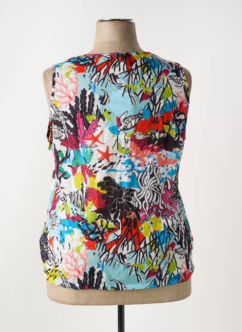 Top alb MALOKA femeie