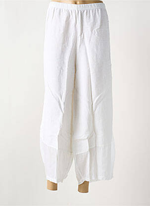 Pantalon drept alb G!OZE femeie