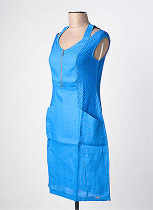 Rochie midi albastru MALOKA femeie