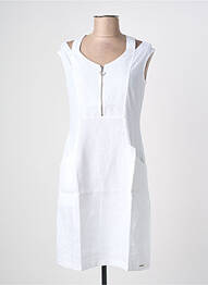 Rochie midi alb MALOKA femeie