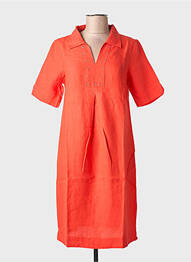 Rochie midi portocaliu MALOKA femme