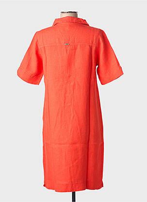 Rochie midi portocaliu MALOKA femeie