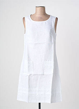 Rochie midi alb MALOKA femeie