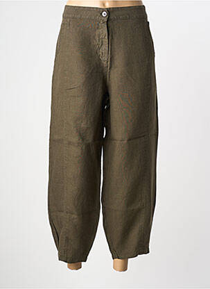 Pantalon 7/8 kaki MALOKA femeie