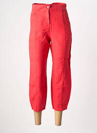 Pantalon 7/8 roșu MALOKA femeie