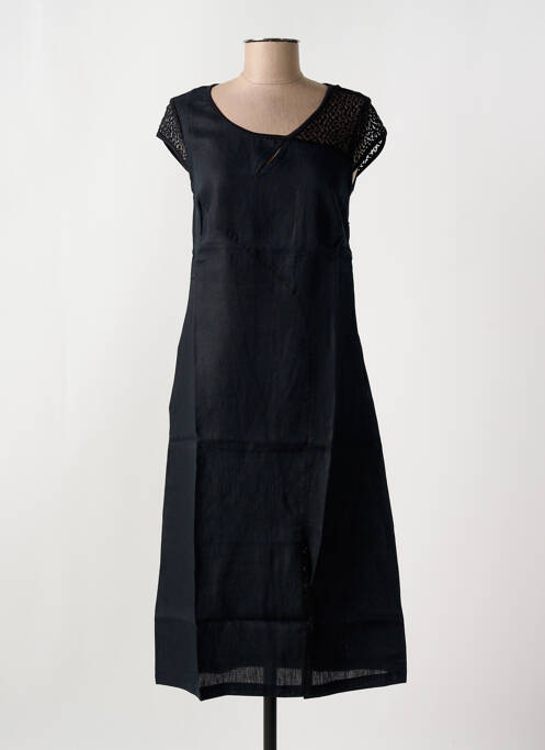 Rochie lungă negru MALOKA femeie