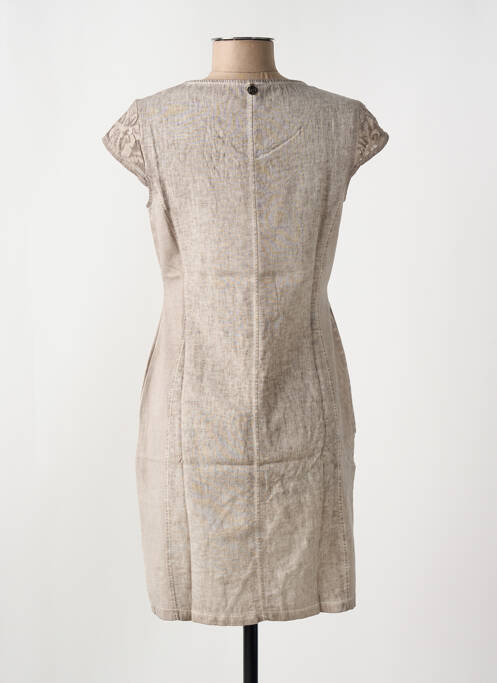 Rochie midi bej MALOKA femeie