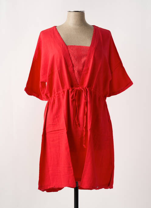 Rochie midi roșu MALOKA femeie