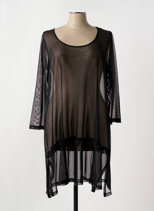 Tunică mâneci lungi negru G!OZE femeie