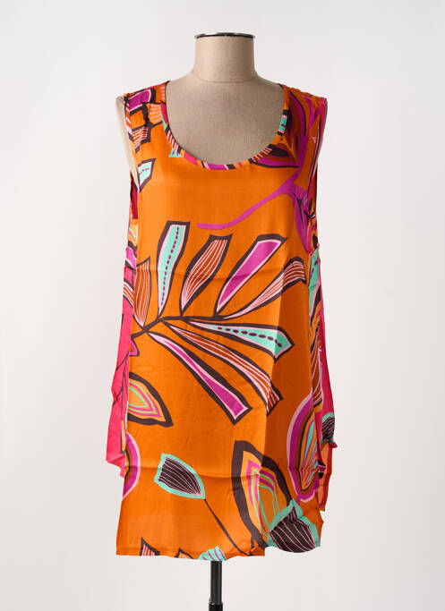 Tunică fără mâneci portocaliu G!OZE femeie