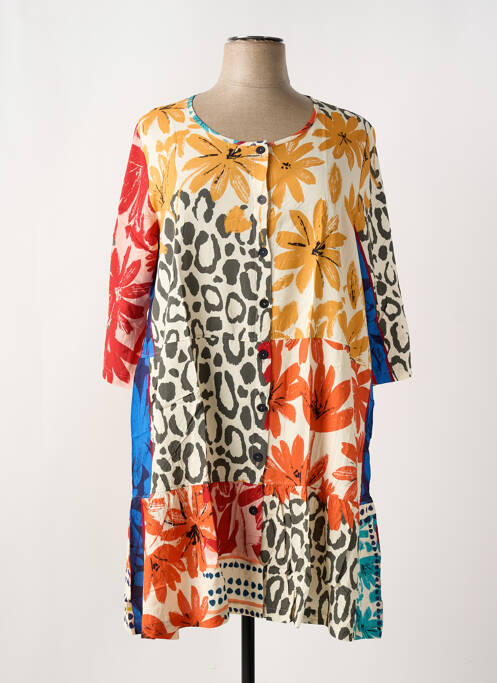 Rochie midi alb G!OZE femeie