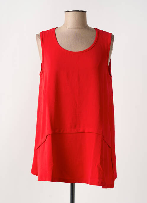 Tunică fără mâneci roșu G!OZE femeie