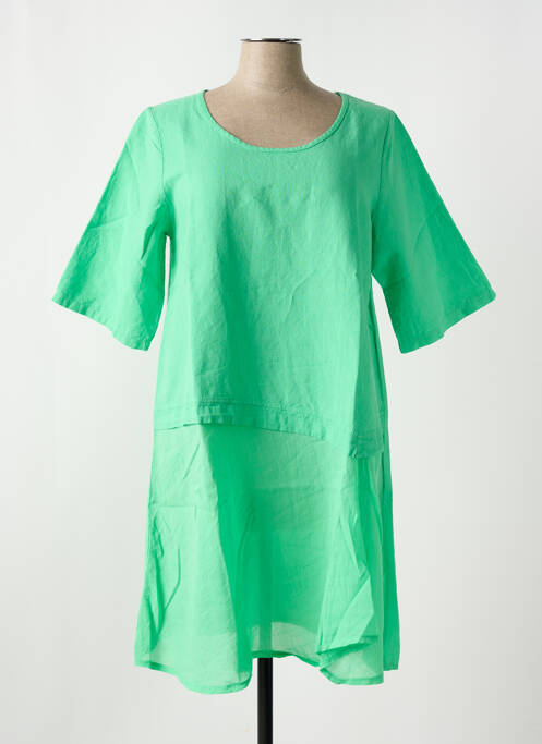 Tunică mâneci scurte verde G!OZE femeie