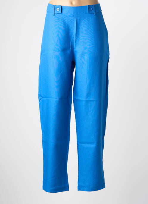 Pantalon drept albastru MALOKA femeie