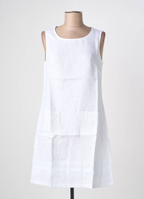 Rochie midi alb MALOKA femeie