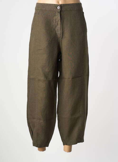 Pantalon 7/8 kaki MALOKA femeie