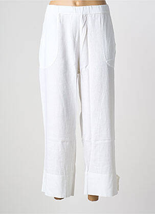 Pantalon 7/8 alb MALOKA femeie