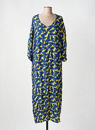 Rochie lungă albastru DEUX. BY ELINE DE MUNCK femeie